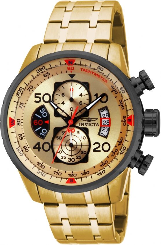 Invicta Aviator Quartz Chronograph 48mm 17205 - Hodinky Invicta