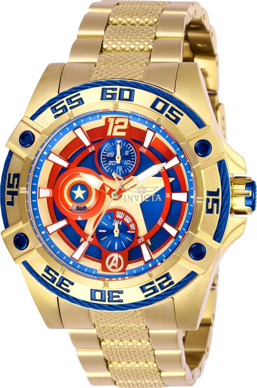 Invicta Marvel Quartz 44mm Captain America Limited Edition 27019 - Hodinky Invicta