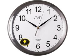 JVD Nástěnné hodiny se světelným senzorem HP663.8