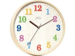 JVD Nástěnné hodiny s plynulým chodem HA49.1 7275715