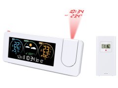 JVD Rádiem řízená meteostanice s budíkem a projektorem RB3538.2