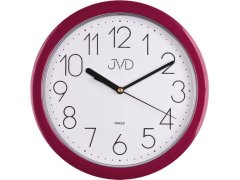 JVD Nástěnné hodiny HP612 vínová