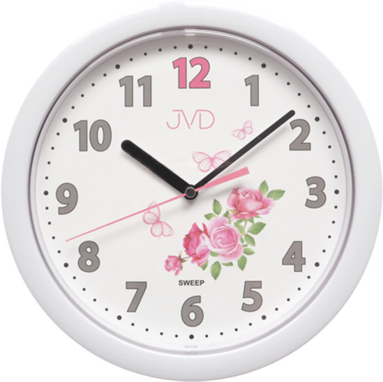 JVD Dětské nástěnné hodiny HP612.D White JVD Dětské nástěnné hodiny HP612.D White - Hodinky JVD