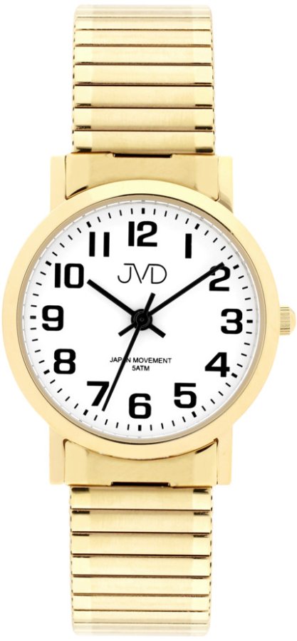 JVD Analogové hodinky s pružným tahem J4061.8 - Hodinky JVD