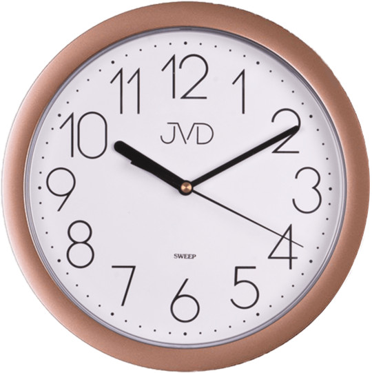 JVD Nástěnné hodiny s&nbsp;plynulým chodem HP612.24 - Hodinky JVD
