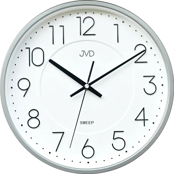 JVD Nástěnné hodiny s plynulým chodem HX2495.1