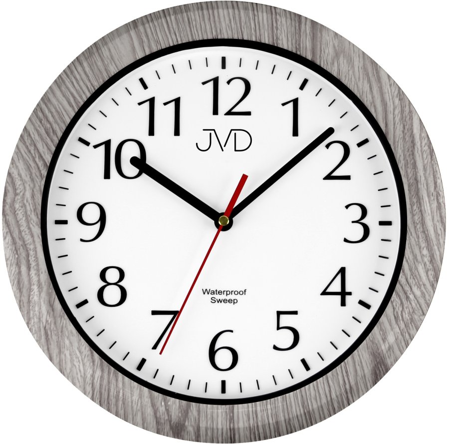JVD Nástěnné koupelnové hodiny SH494.3 - Hodinky JVD