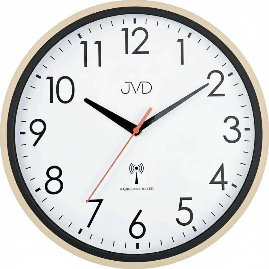 JVD Rádiově řízené nástěnné hodiny RH502.1 - Hodinky JVD