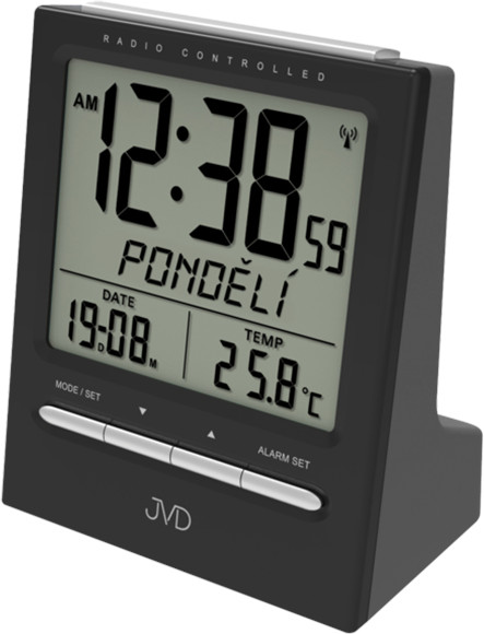 JVD Rádiem řízený digitální budík s teploměrem RB9299.2 JVD Rádiem řízený digitální budík s teploměrem RB9299.2 - Hodinky JVD