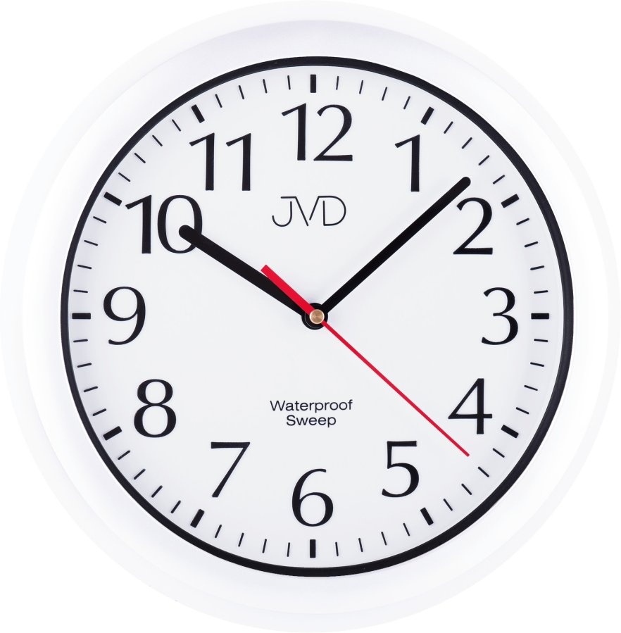 JVD Nástěnné koupelnové hodiny SH494 - Hodinky JVD