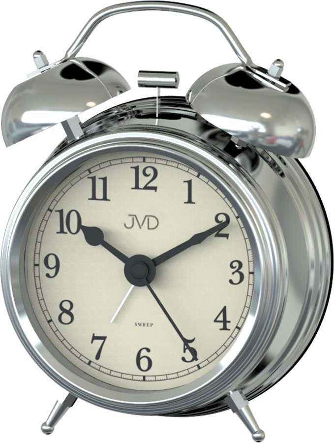 JVD Ručkový budík s&nbsp;mechanickým zvoněním SRP2215.1 - Hodinky JVD