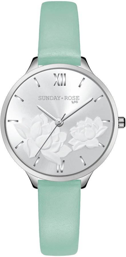 JVD Sunday Rose Fashion Pastel Green SUN‑F13 - Hodinky JVD