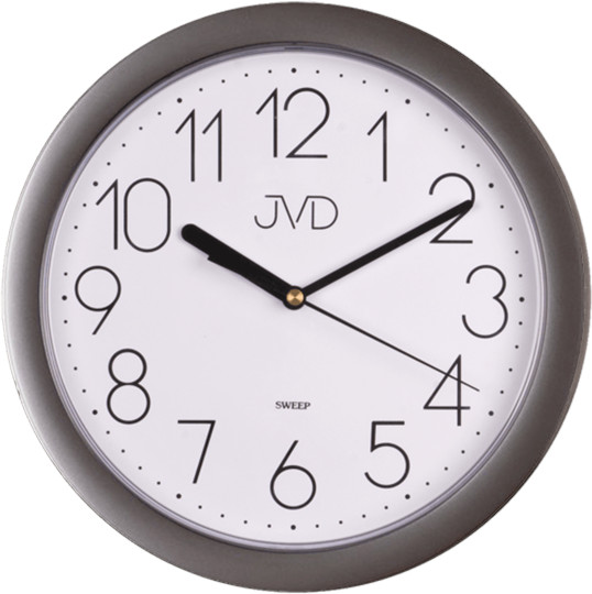 JVD Nástěnné hodiny HP612 šedá - Hodinky JVD