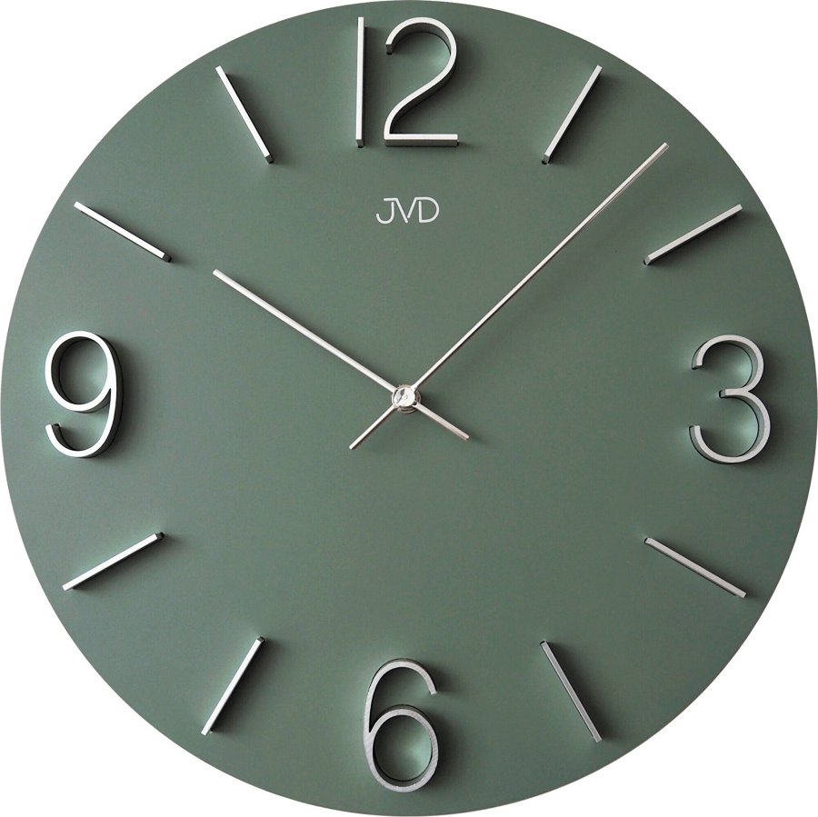 JVD Nástěnné hodiny HC35 Green JVD Nástěnné hodiny HC35 Green - Hodinky JVD