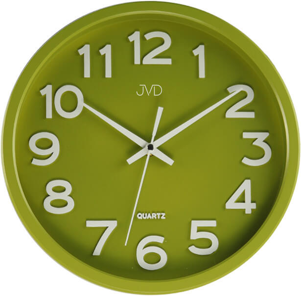 JVD Nástěnné hodiny HX2413 Green JVD Nástěnné hodiny HX2413 Green - Hodinky JVD