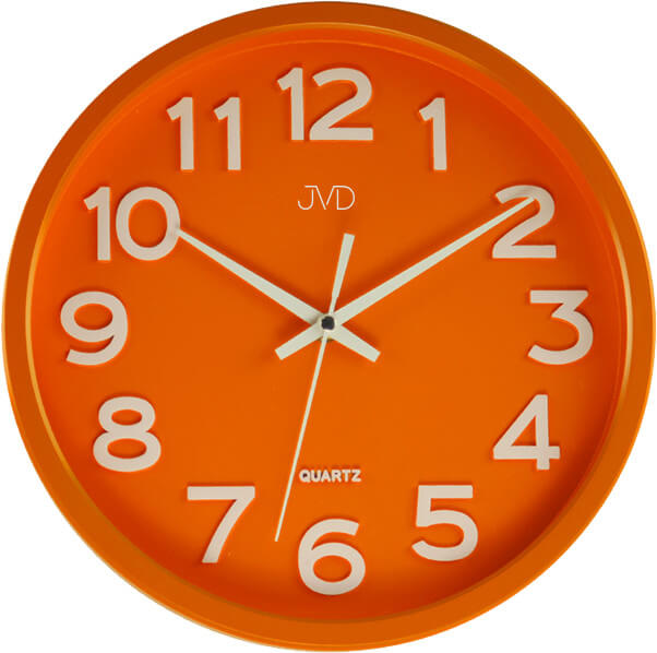JVD Nástěnné hodiny HX2413 Orange JVD Nástěnné hodiny HX2413 Orange - Hodinky JVD