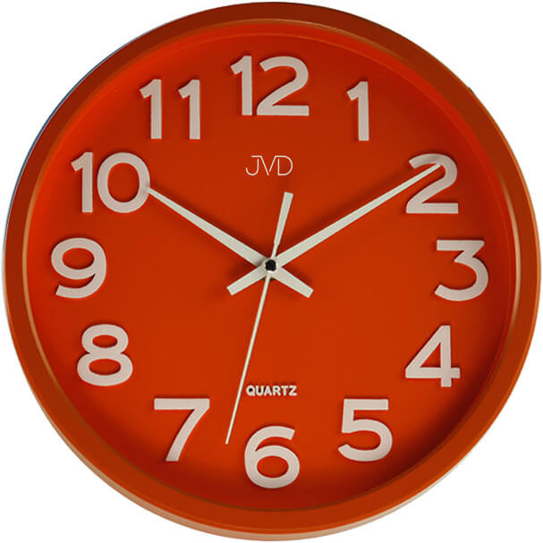 JVD Nástěnné hodiny HX2413 Red JVD Nástěnné hodiny HX2413 Red - Hodinky JVD