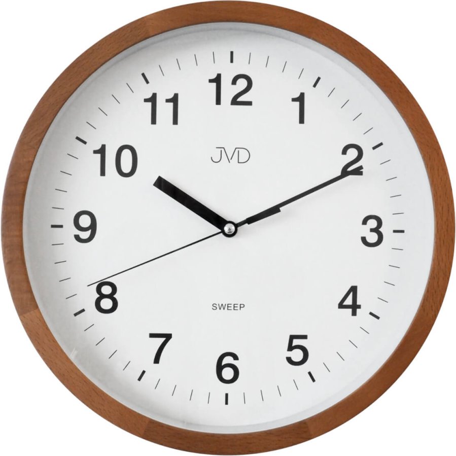 JVD Nástěnné hodiny NS19019 Brown - Hodinky JVD