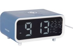 Karlsson Digitální stolní hodiny s&nbsp;nabíječkou smartphonů 6054BL