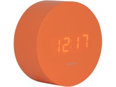 Karlsson Designové LED hodiny s budíkem KA5981OR