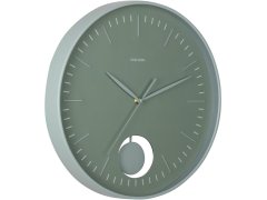 Karlsson Designové nástěnné hodiny s&nbsp;kyvadlem 6065GR