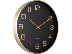 Karlsson Designové nástěnné hodiny KA5973BK