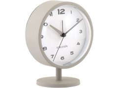 Karlsson Designové stolní hodiny s&nbsp;budíkem 6027GY