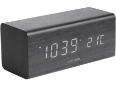Karlsson Designový LED budík - hodiny KA5652BK