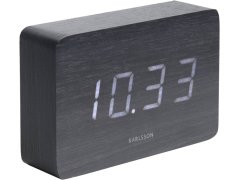 Karlsson Designový LED budík - hodiny KA5653BK