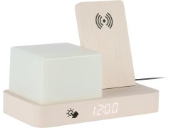 Karlsson Digitální stolní hodiny s&nbsp;lampou a&nbsp;nabíječkou 6079WH