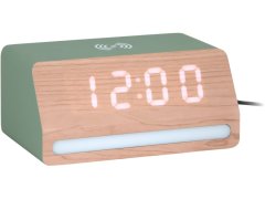 Karlsson LED hodiny-budík 6078BK Karlsson s&nbsp;nabíječkou 6078GR