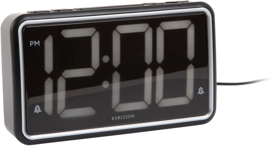 Karlsson Digitální LED stolní hodiny 6035BK