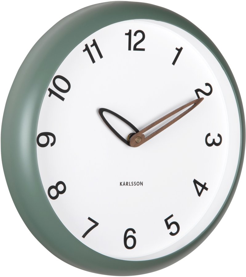 Karlsson Designové nástěnné hodiny 6043GR - Hodinky Karlsson