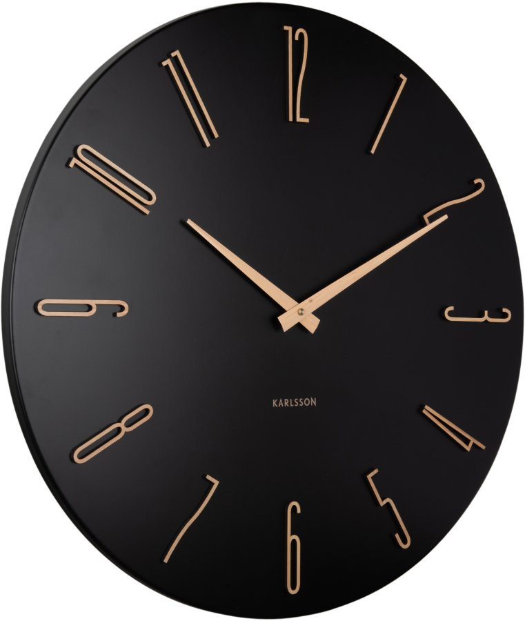 Karlsson Designové nástěnné hodiny 6073BK