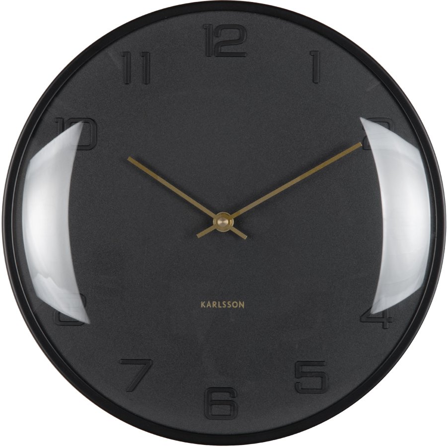 Karlsson Designové nástěnné hodiny 6084BK - Hodinky Karlsson