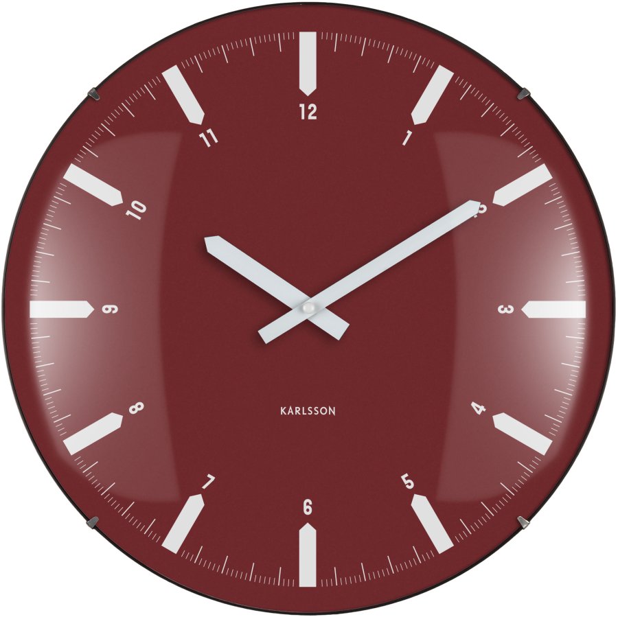 Karlsson Designové nástěnné hodiny 6086RD - Hodinky Karlsson