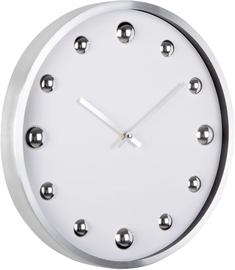 Karlsson Designové nástěnné hodiny KA5971WH Karlsson Designové nástěnné hodiny KA5971WH - Hodinky Karlsson