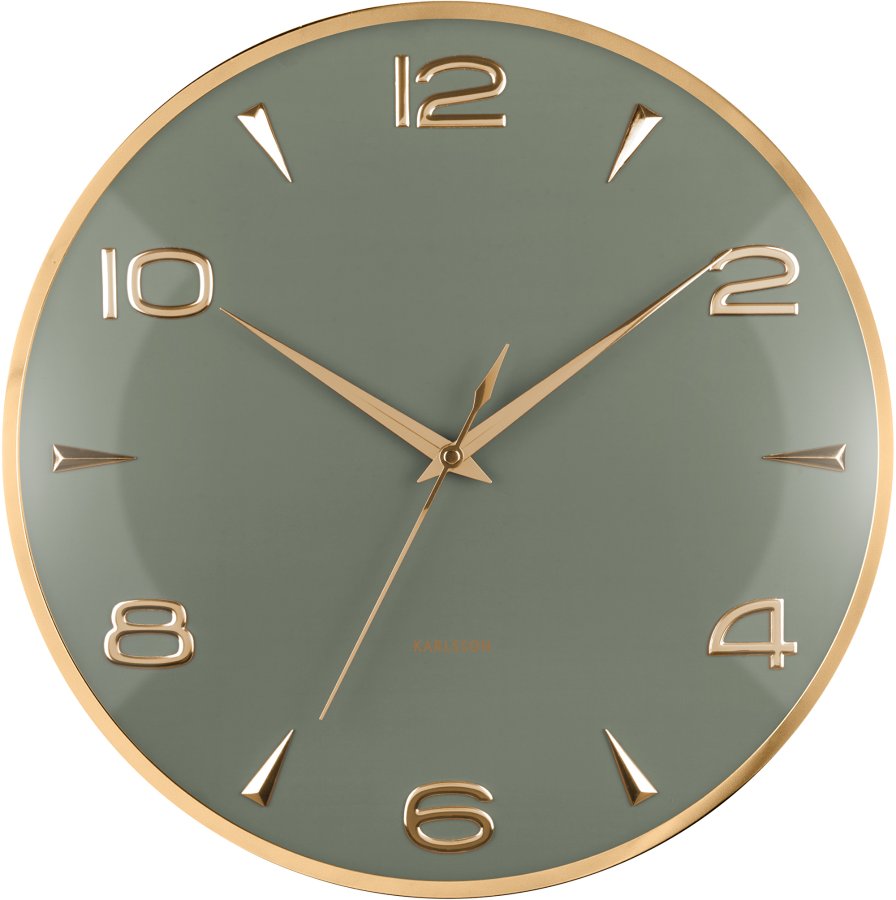 Karlsson Designové nástěnné hodiny KA6017GR