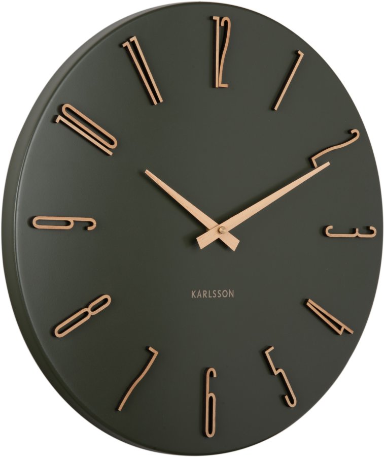 Karlsson Designové nástěnné hodiny KA6072GR - Hodinky Karlsson