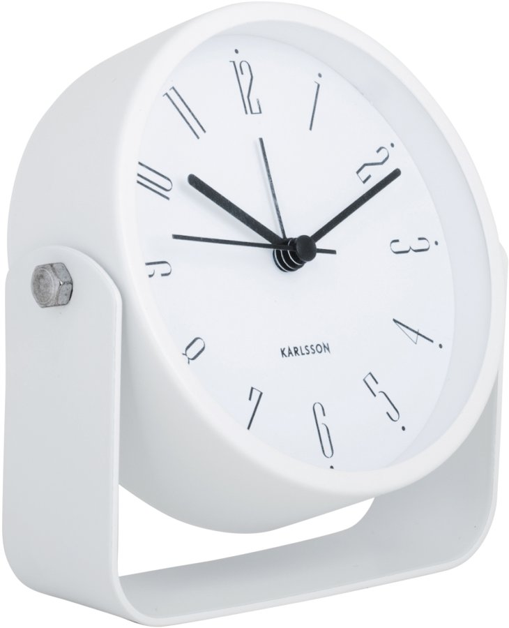 Karlsson Designový budík KA5989WH - Hodinky Karlsson