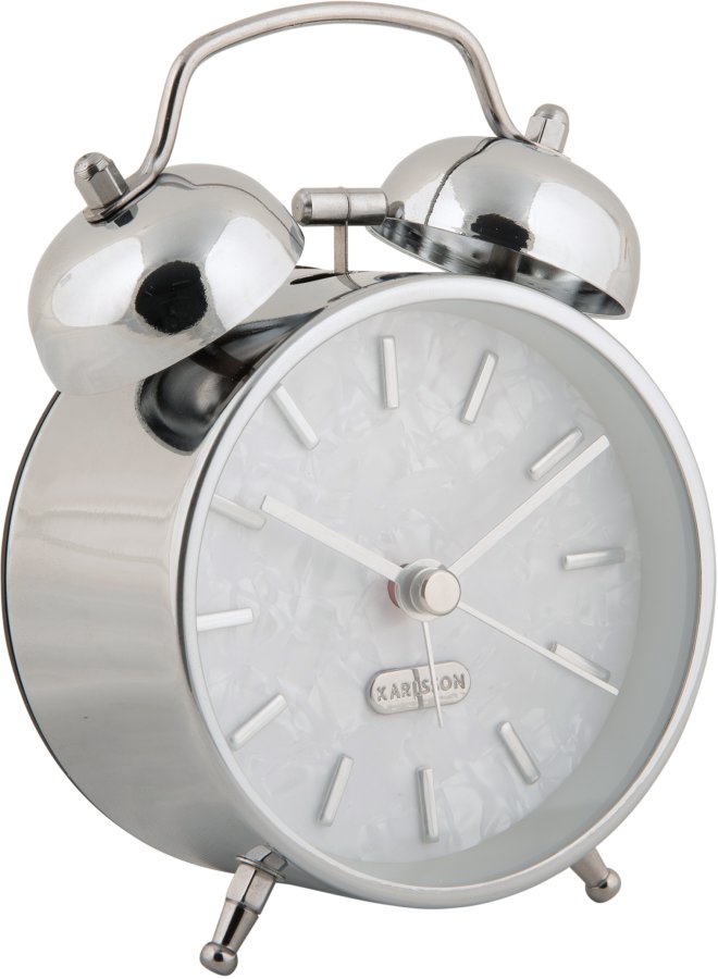 Karlsson Designový budík KA6009CH - Hodinky Karlsson
