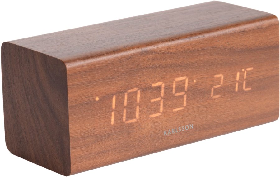 Karlsson Designový LED budík - hodiny KA5652DW - Hodinky Karlsson