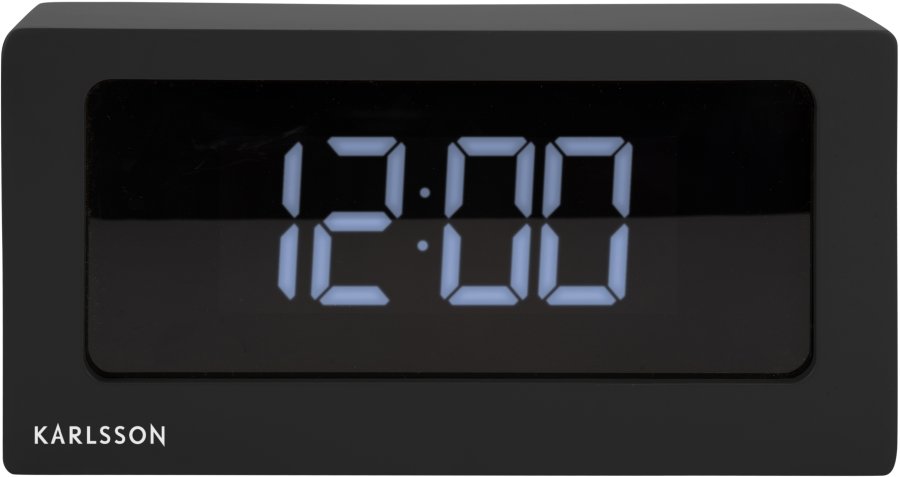 Karlsson Designový LED budík KA5868BK - Hodinky Karlsson