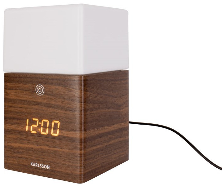 Karlsson Designový digitální budík/hodiny s LED osvětlením KA5798DW - Hodinky Karlsson