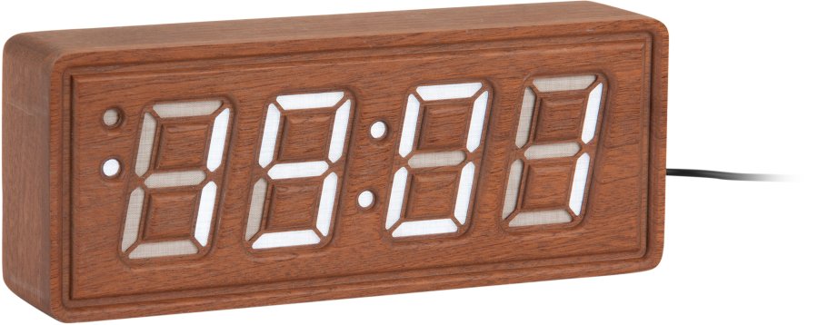 Karlsson Designový LED budík - hodiny 6024DW