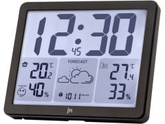 Lowell Meteostanice a&nbsp;digitální hodiny JD9539 řízené signálem