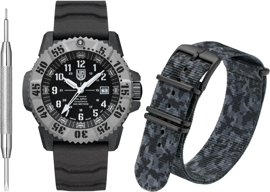 Luminox Dárkový set MIL-SPEC Inspired XL.3351.1.SET + náhradní řemínek - Hodinky Luminox