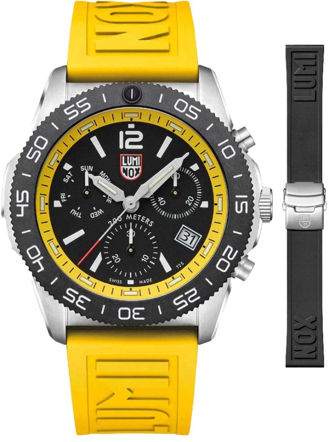 Luminox Sea Pacific Diver Chronograph XS.3145.SET + náhradní řemínek - Hodinky Luminox