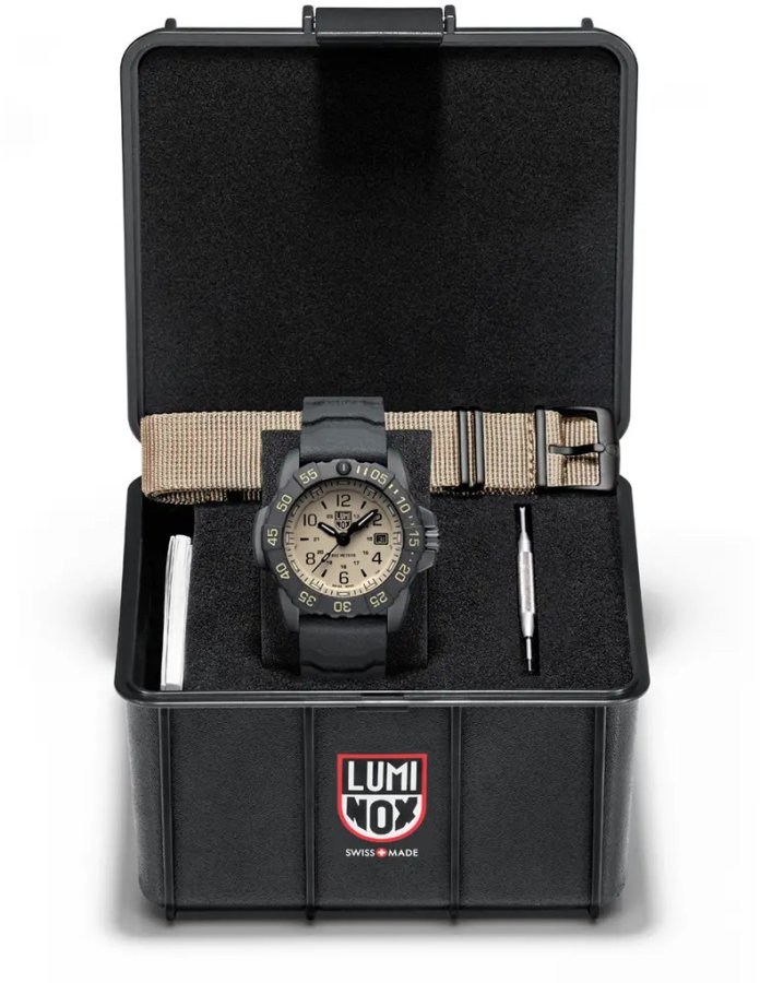 Luminox Dárkový set Navy SEAL Foundation + NATO řemínek XS.3251.CBNSF.SET - Hodinky Luminox