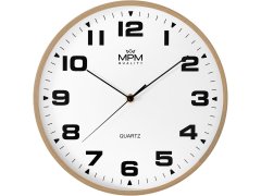 MPM Quality Designové plastové hodiny Madera E01.4462.5100